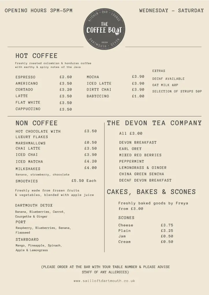 Menu_The Sail Loft Dartmouth_Dartmouth_image_1