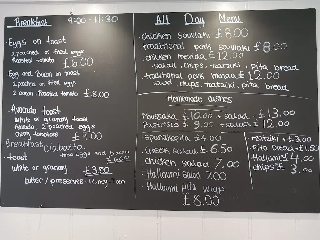 Menu_Greek delight Ltd_Dartmouth_imagen_1