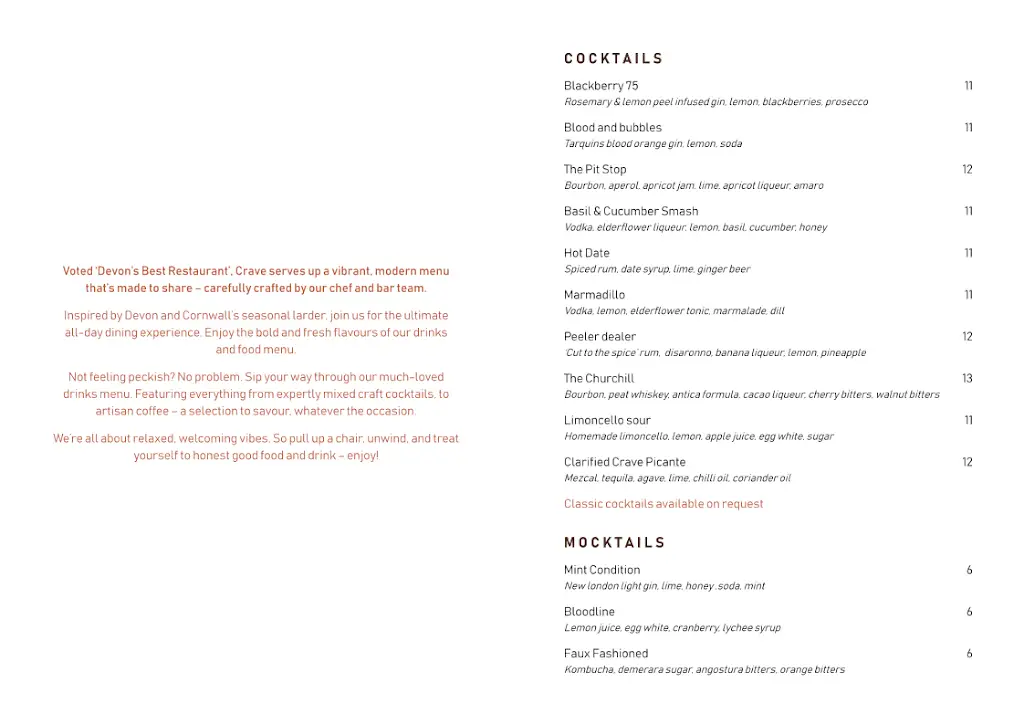 Menu_Crave restaurant_Devon_image_3