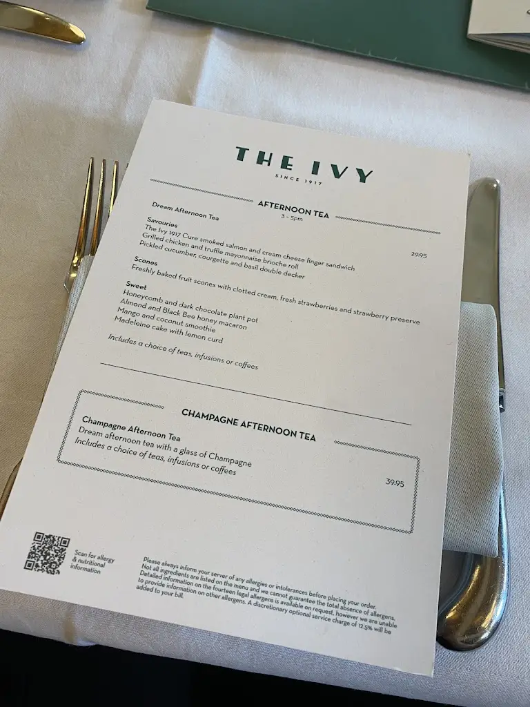 Menu_The Ivy Exeter_Devon_image_3