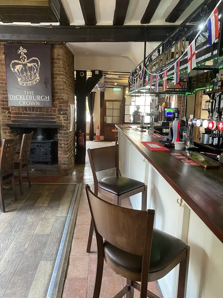 The Dickleburgh Crown restaurant in Dickleburgh