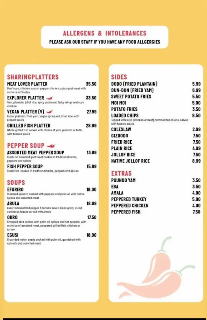 Menu_Aradela Nigerian Restaurant_Deanshanger_image_3