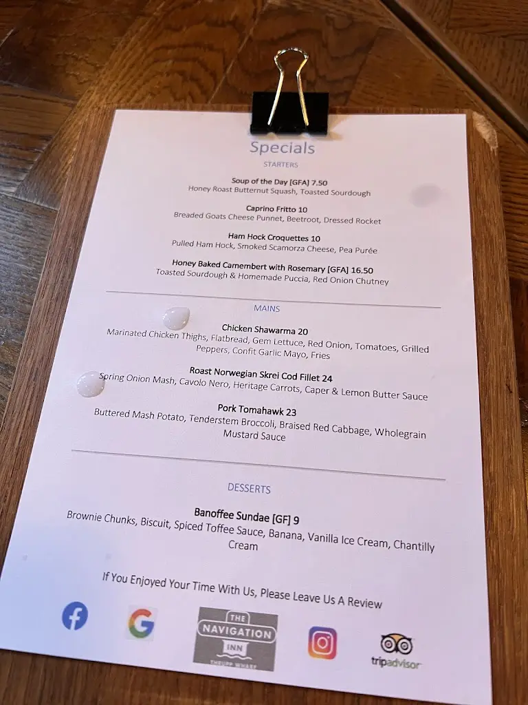 Menu_The Navigation Inn_Deanshanger_image_4