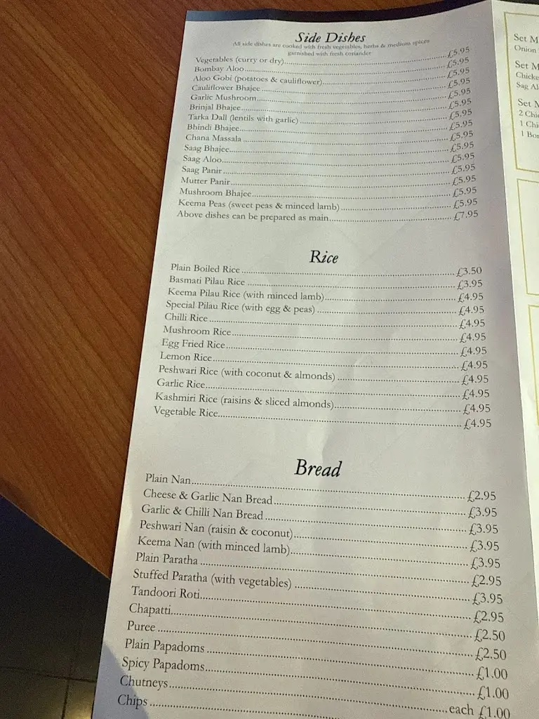 Menu_The Grange Indian Restaurant_Deanshanger_image_2