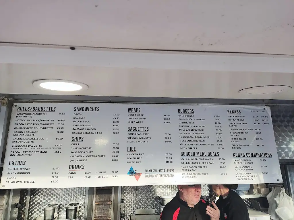 Menu_KAZ'S KITCHEN_Deanshanger_immagine_1