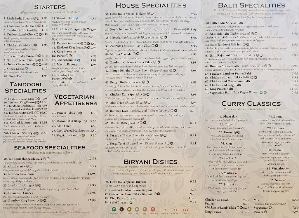 Menu_Little India_Desford_image_1