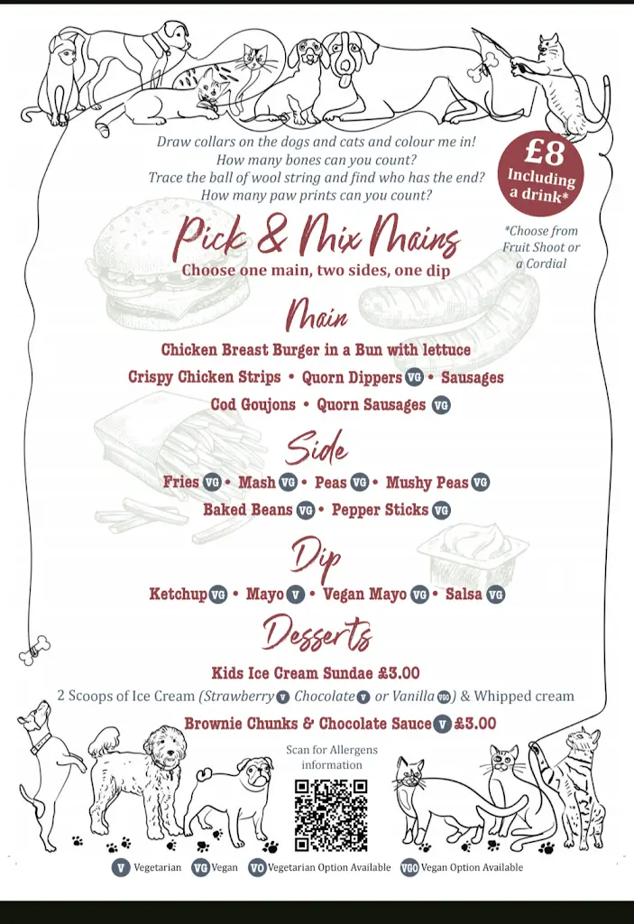 Menu_The Bulls Head_Desford_image_3