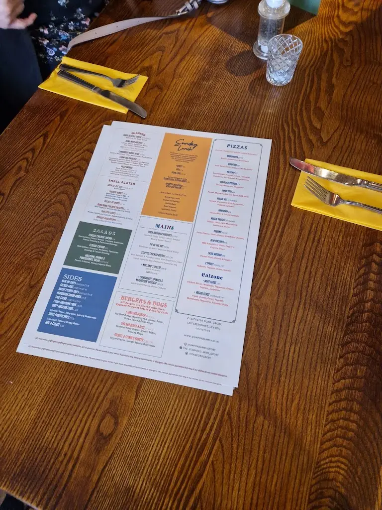 Menu_The Stamford Arms_Desford_image_2