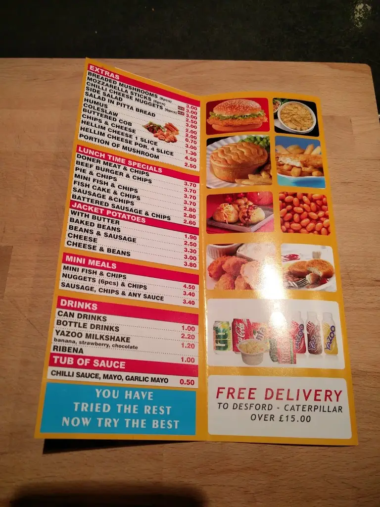 Menu_Desford Fish Bar_Desford_image_1