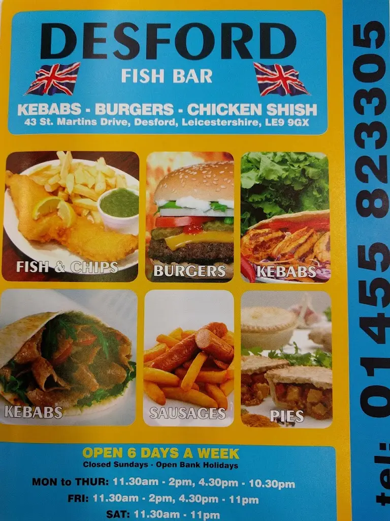 Menu_Desford Fish Bar_Desford_image_4