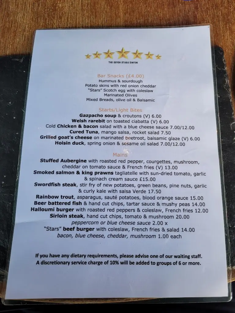 Menu_Seven Stars_Dinton_image_2