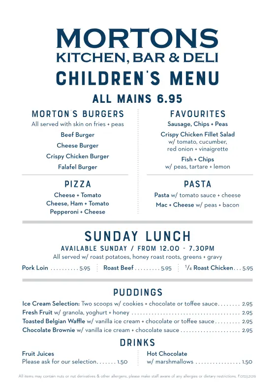 Menu_Mortons Kitchen, Bar & Deli Restaurant_Dickens Heath_image_1
