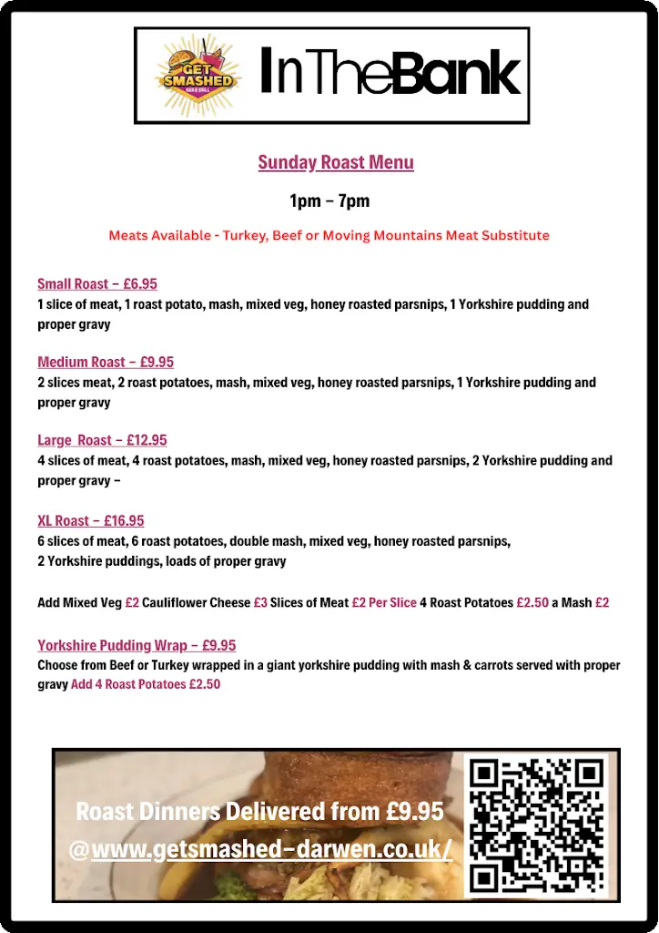 Menu_Get Smashed In The Bank_Darwen_immagine_2