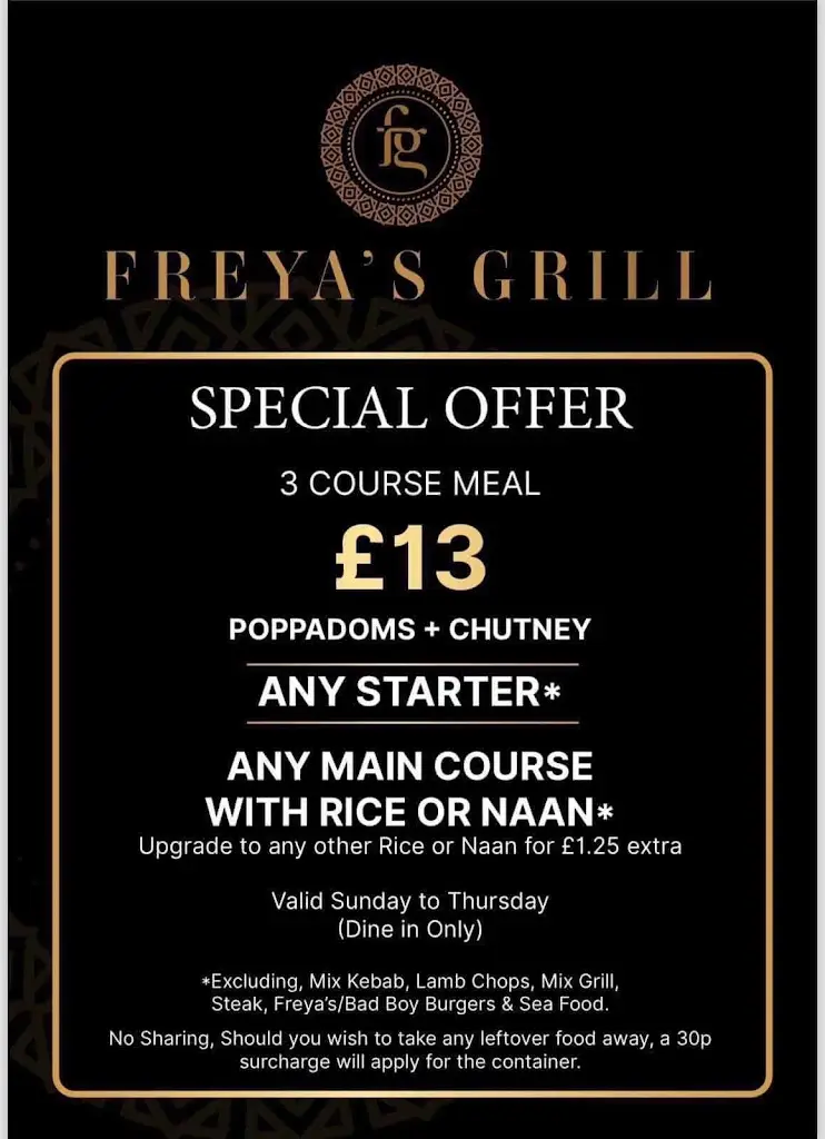 Menu_Freya's Grill_Darwen_immagine_4