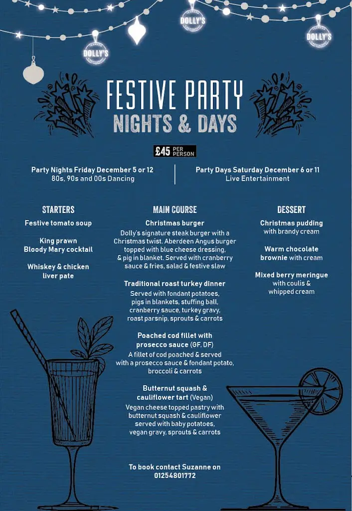 Menu_Dolly’s Restaurant, Bar & Grill_Darwen_image_1