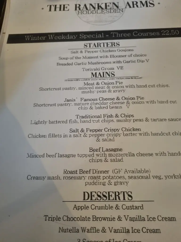 Menu_The Ranken Arms_Darwen_image_1