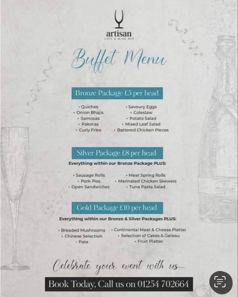 Menu_Artisan Cafe & Wine Bar Ltd_Darwen_image_1