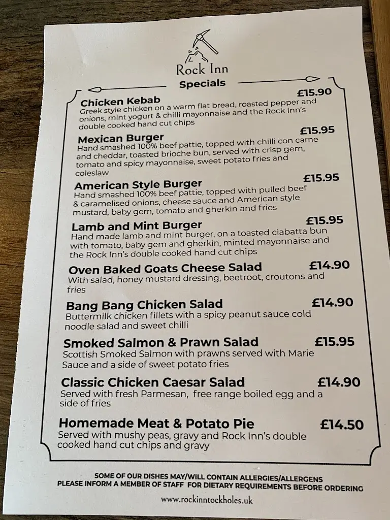 Menu_ROCK INN - TOCKHOLES_Darwen_image_1