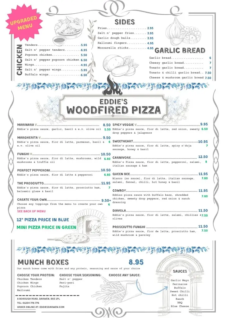Menu_Eddies Wood Fired Pizza_Darwen_image_1