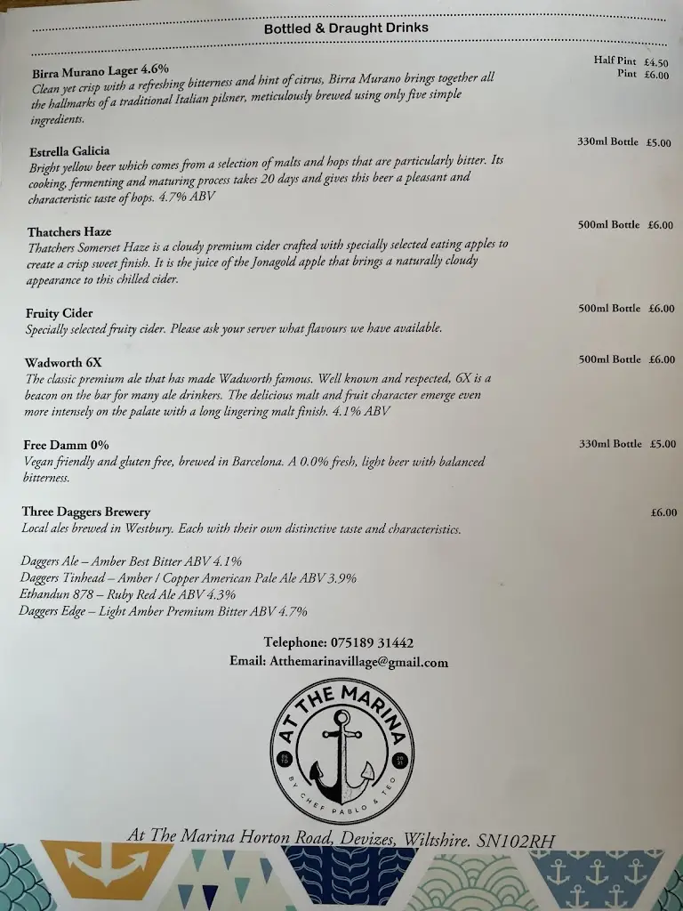Menu_At The Marina Restaurant_Devizes_image_1