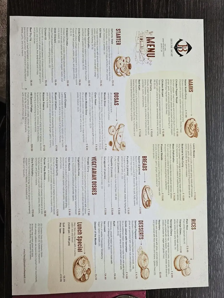 Menu_House Boat Restaurant_Derby_image_4