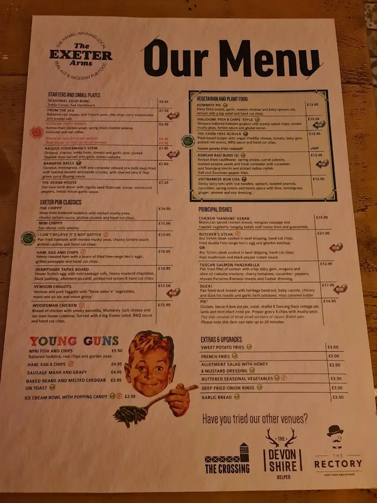 Menu_Exeter Arms_Derby_image_2