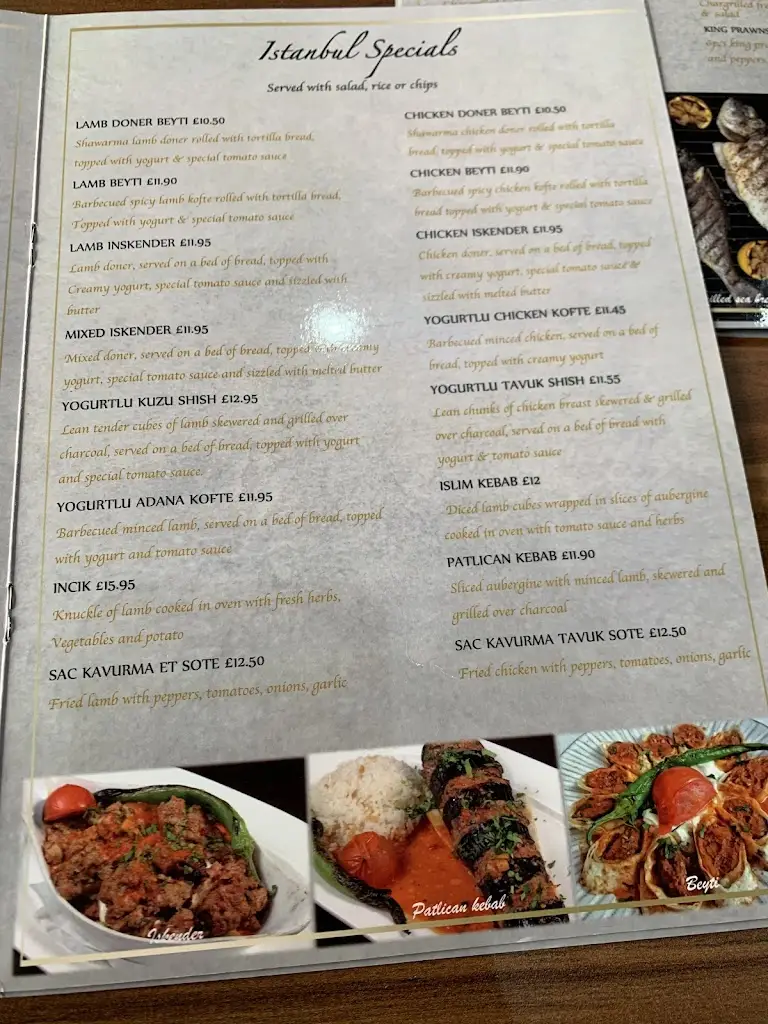 Menu_ISTANBUL RESTAURANT NORMANTON ROAD_Derby_image_2