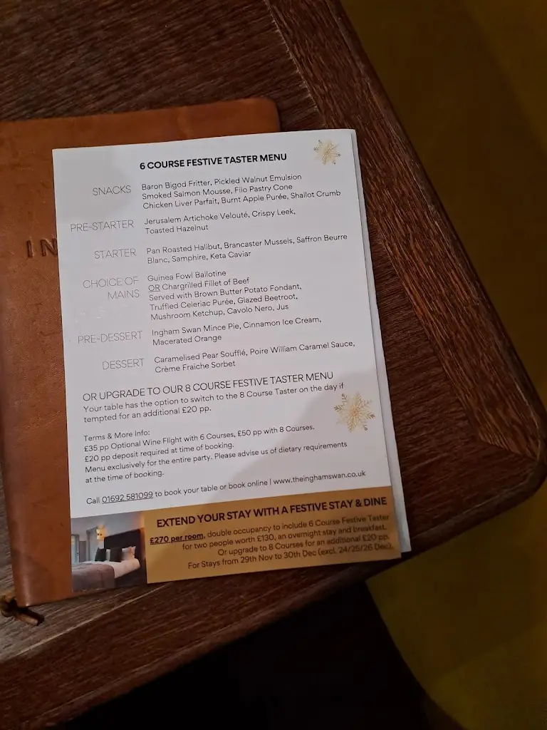 Menu_The Ingham Swan_Ditchingham_image_2