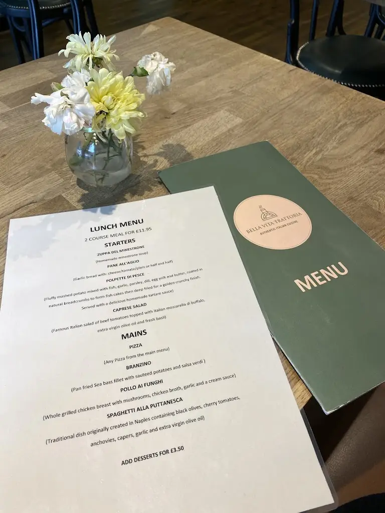 Menu_Bella Vita Trattoria_Didsbury_image_1