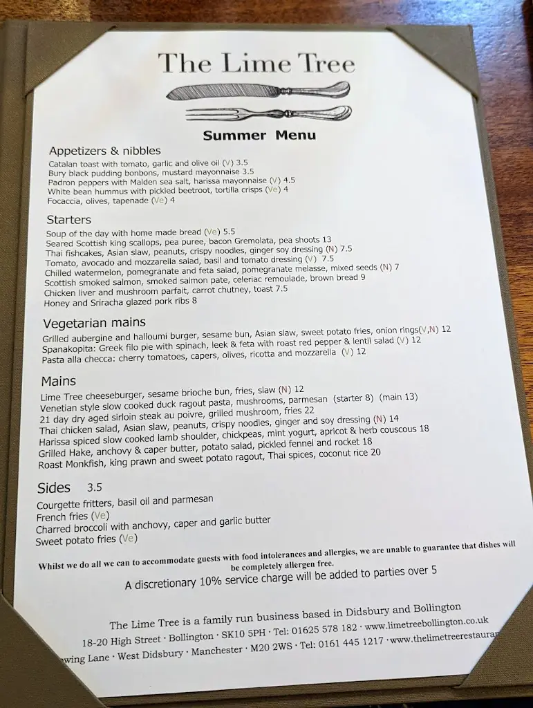 Menu_The Lime Tree_Didsbury_image_4