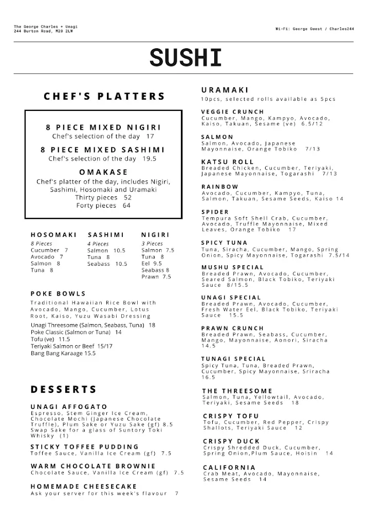 Menu_The George Charles_Didsbury_image_2