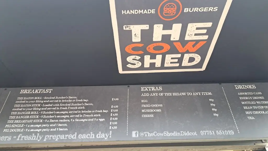 Menu_The Cow Shed_Didcot_image_1