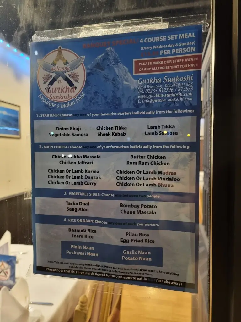 Menu_Gurkha Sunkoshi_Didcot_image_2