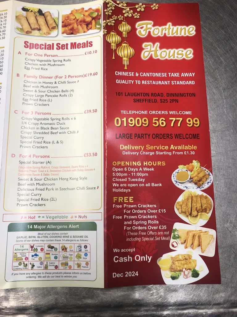 Menu_Fortune House_Dinnington_image_3