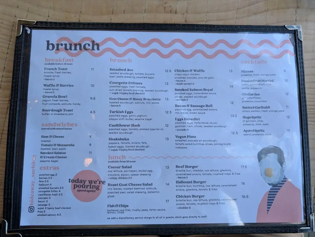 Menu_Hideaway_Ditton Hill_image_1