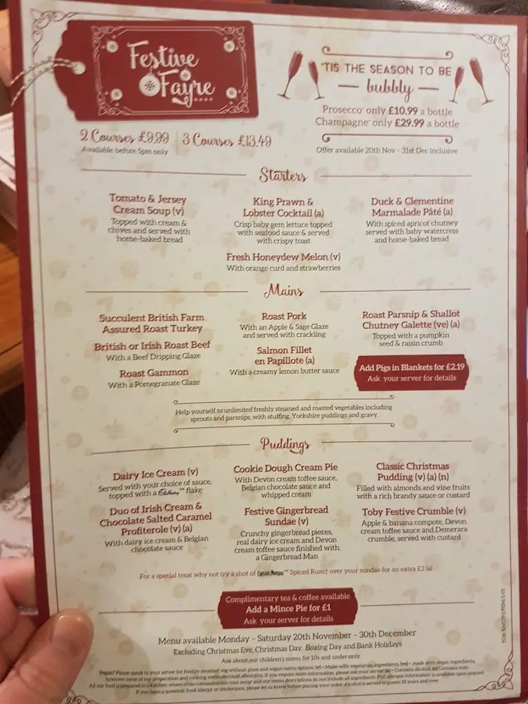 Menu_Toby Carvery Dodworth Valley_Dodworth_immagine_3