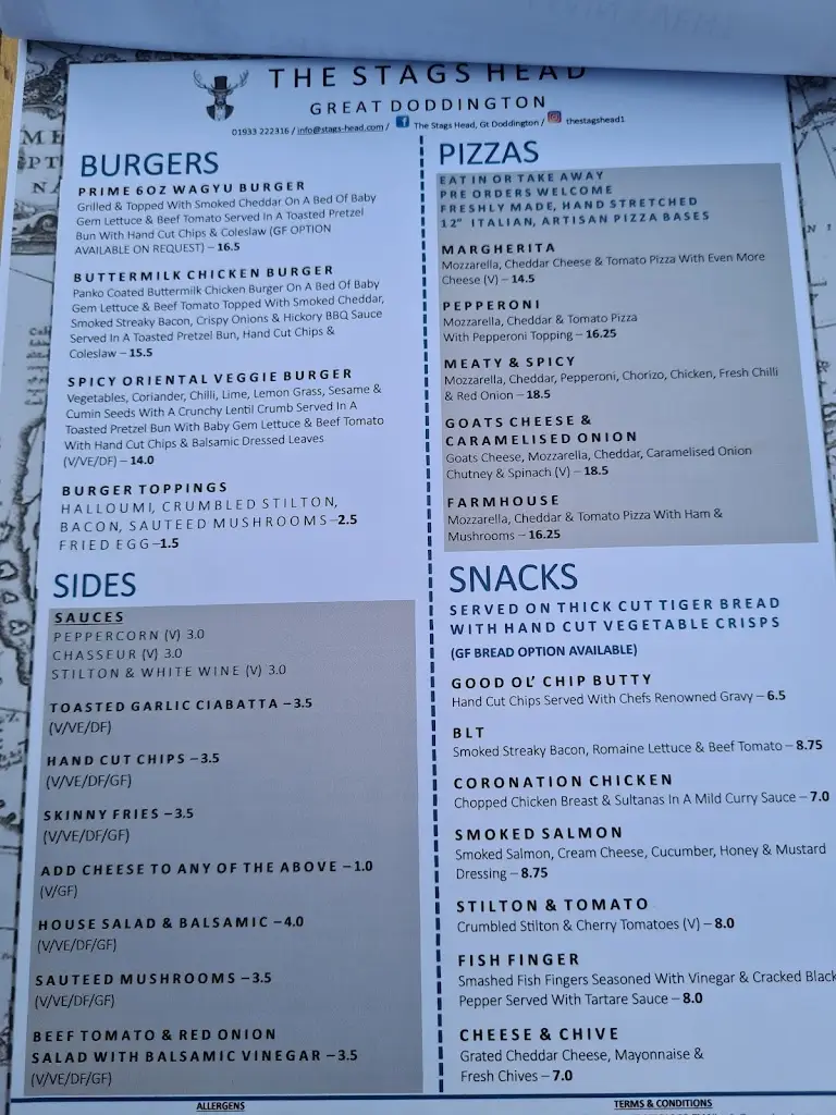 Menu_The Stag's Head Great Doddington_Doddington_image_2
