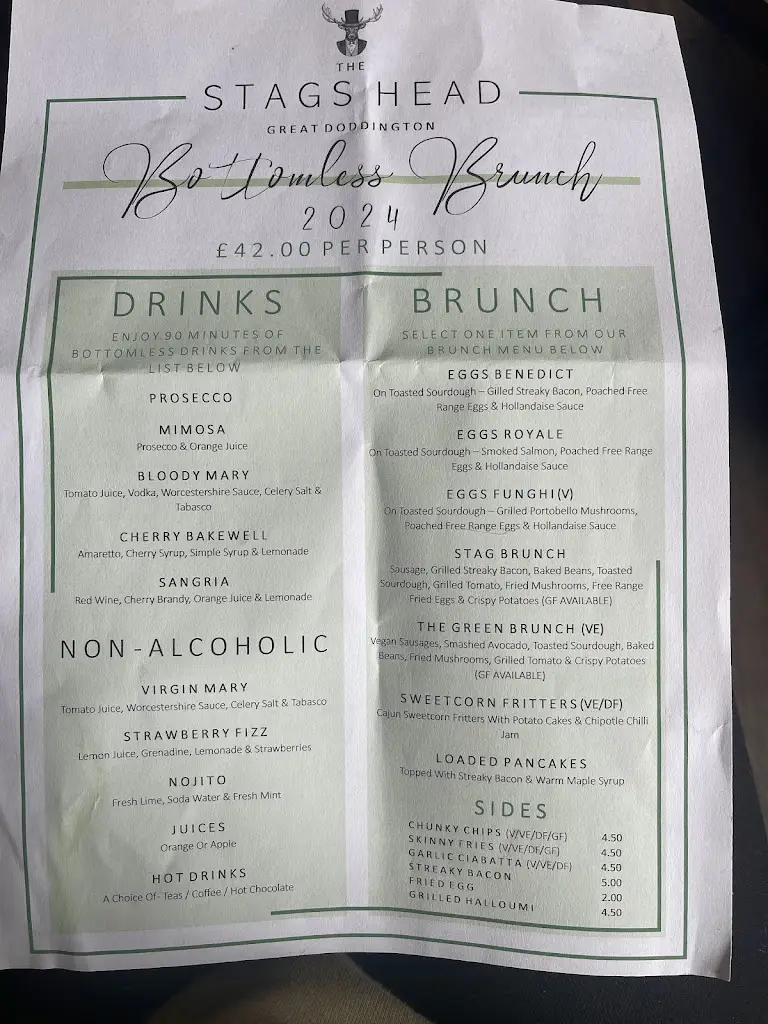 Menu_The Stag's Head Great Doddington_Doddington_image_4