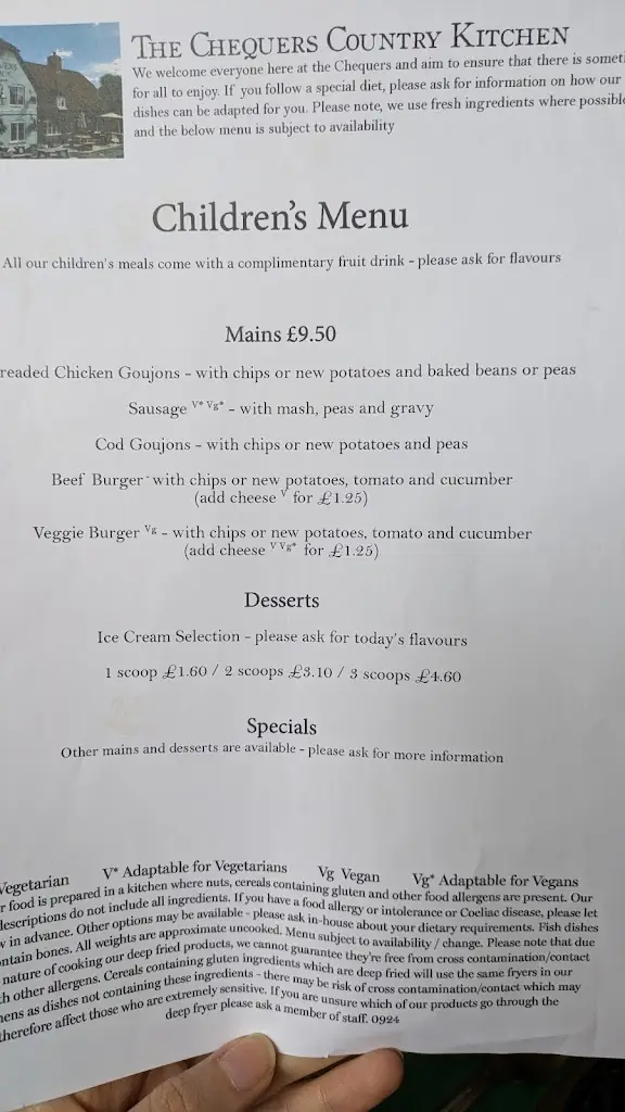 Menu_Chequers Inn_Doddington_image_2