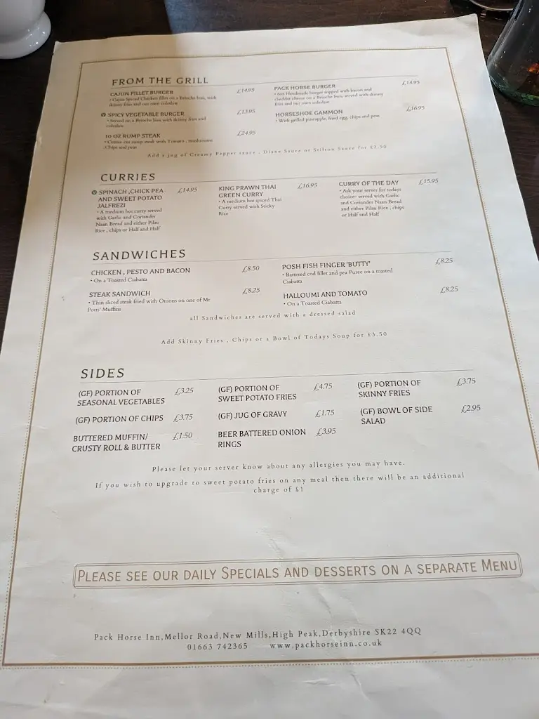Menu_PACK HORSE INN_Disley_image_1