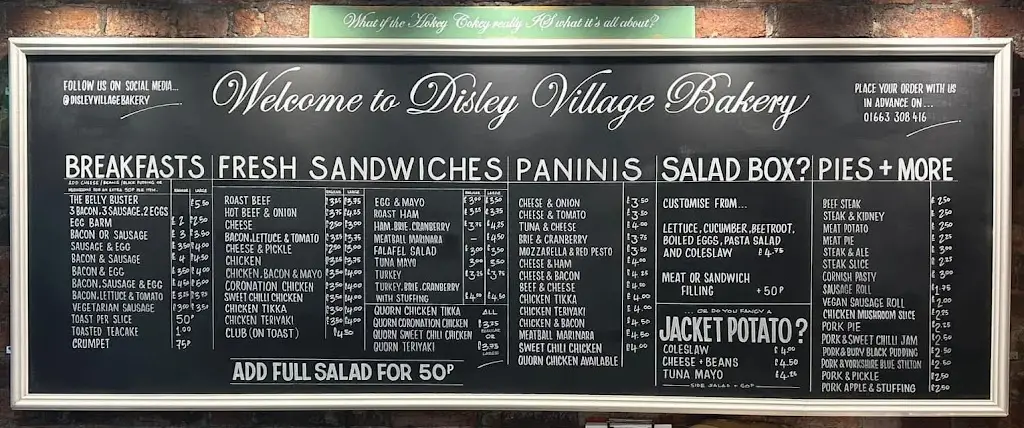 Menu_Disley Village Bakery_Disley_imagen_2