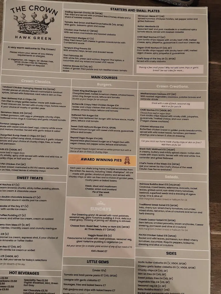 Menu_The Crown Hawk Green_Disley_image_3