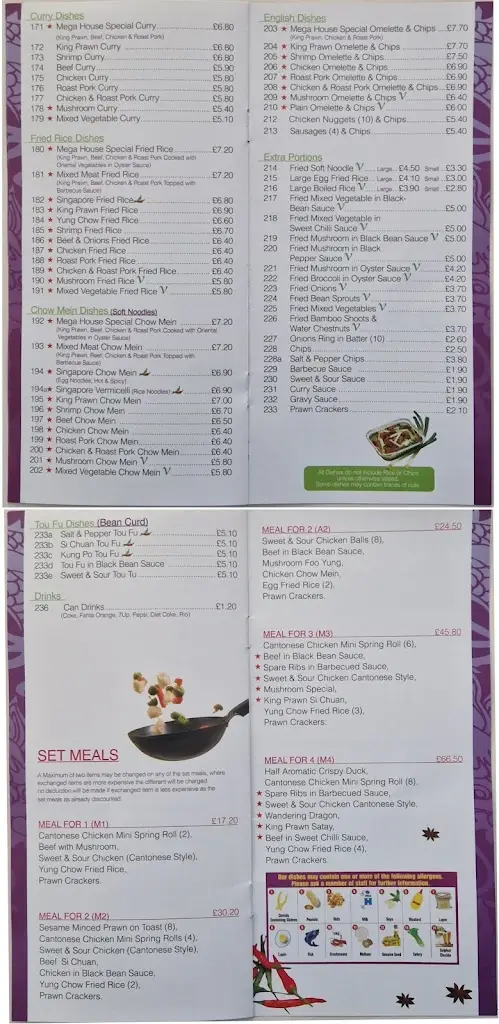 Menu_Mega House / Home Taste Chinese Takeaway_Disley_image_1