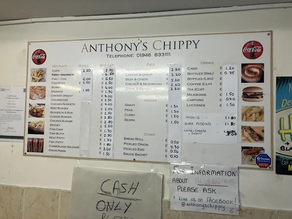 Menu_Anthony's Chippy_Distington_image_1