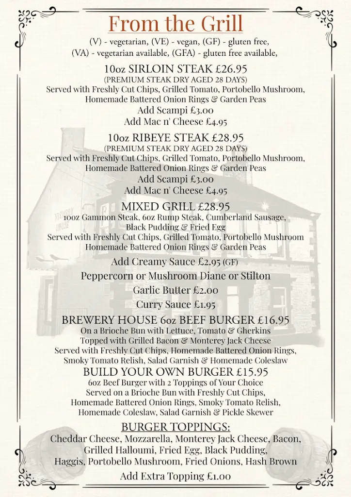 Menu_The Brewery House - Harrington_Distington_image_1