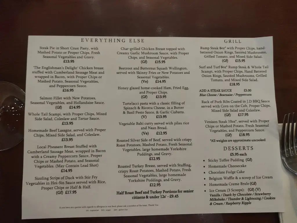 Menu_The Royal Yew_Distington_image_1
