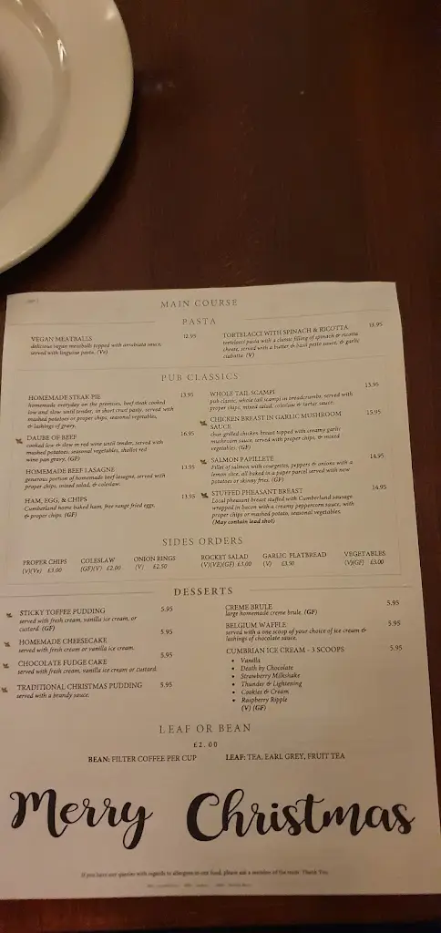 Menu_The Royal Yew_Distington_image_3