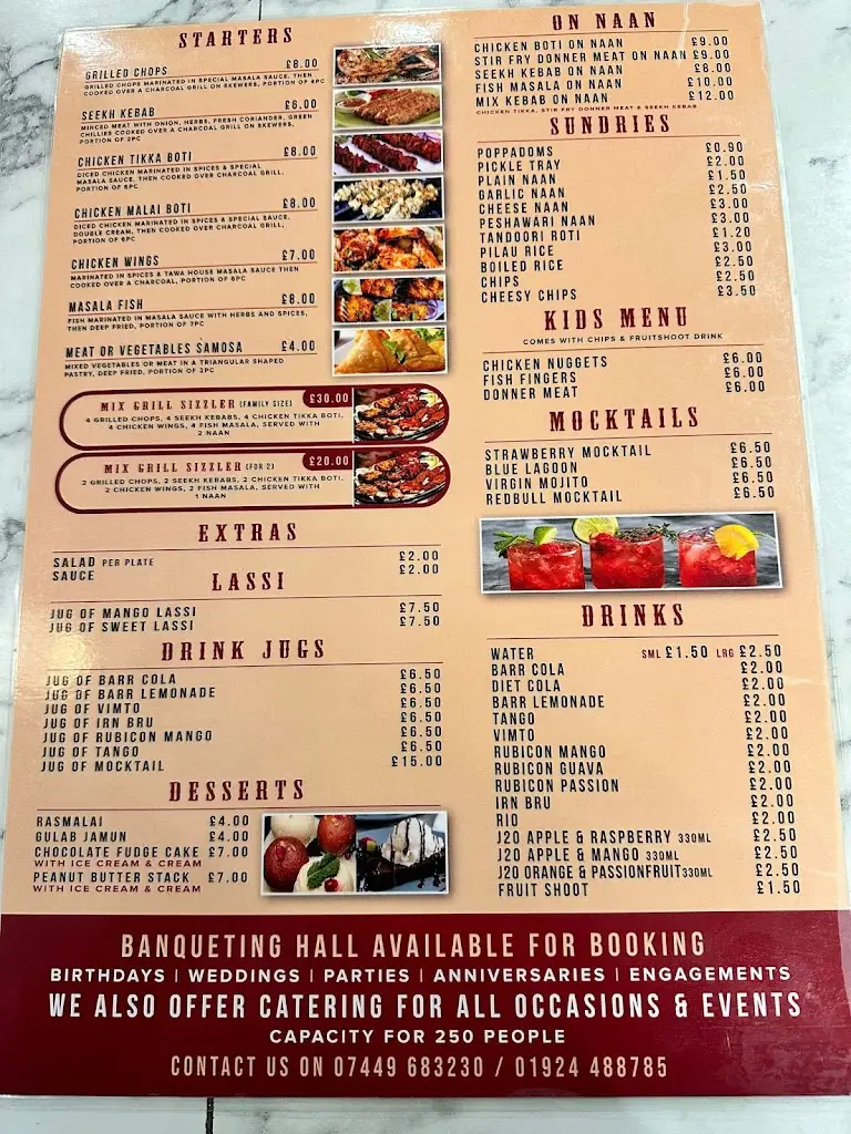 Menu_The Tawa House_Dewsbury_image_1