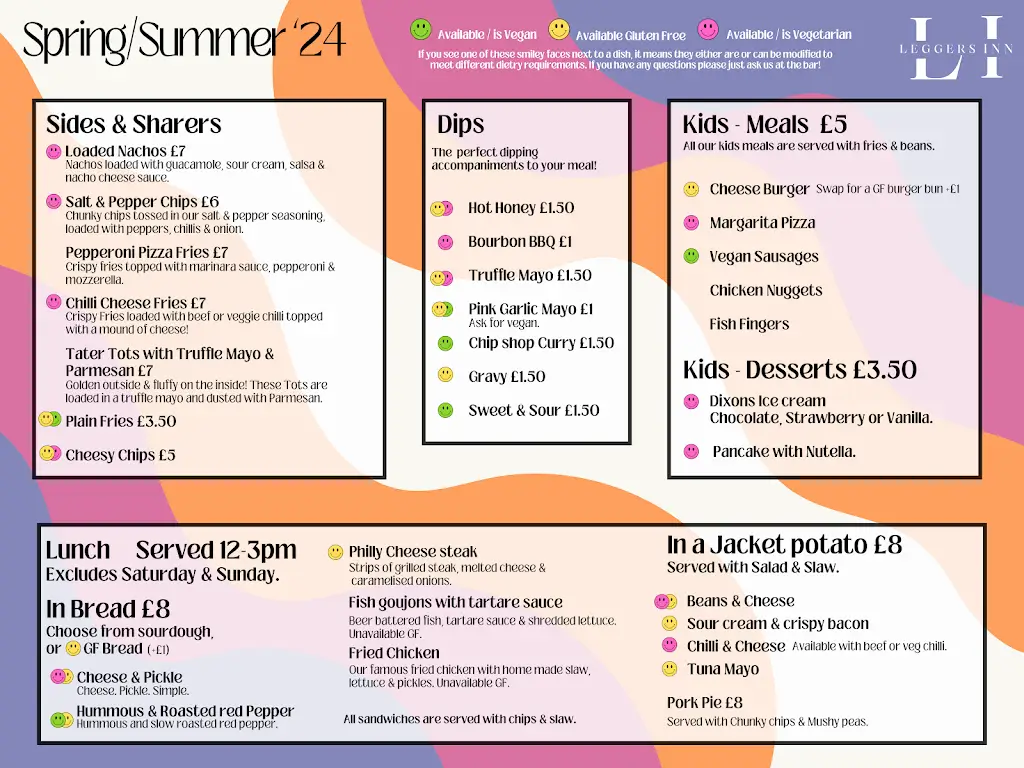 Menu_The Leggers Inn_Dewsbury_image_1