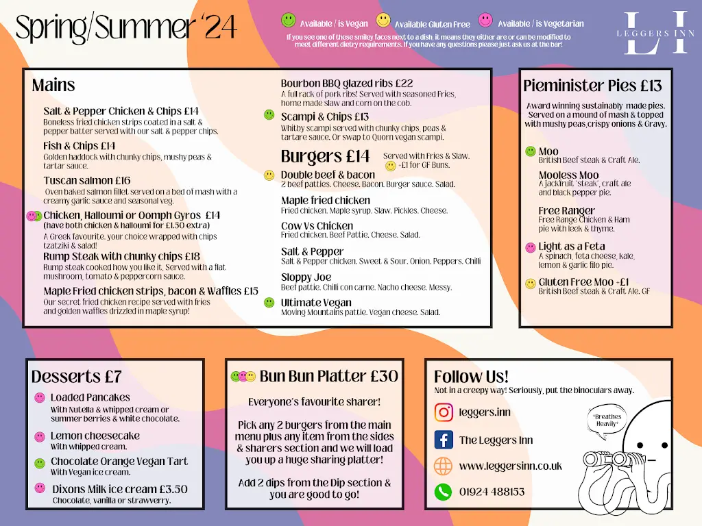 Menu_The Leggers Inn_Dewsbury_image_2